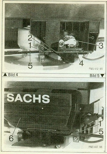 Takt Motor SB 130 bis 140 Luftfilter Original Ersatzteil Sachs 2 